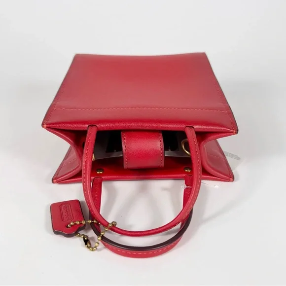 NWT Coach Mini Cashin Tote Glovetanned Leather - Picture 8 of 12